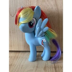 My Little Pony G4 Rainbow Dash Straight Hair & Bangs 6'' Figure 2016 MLP Used